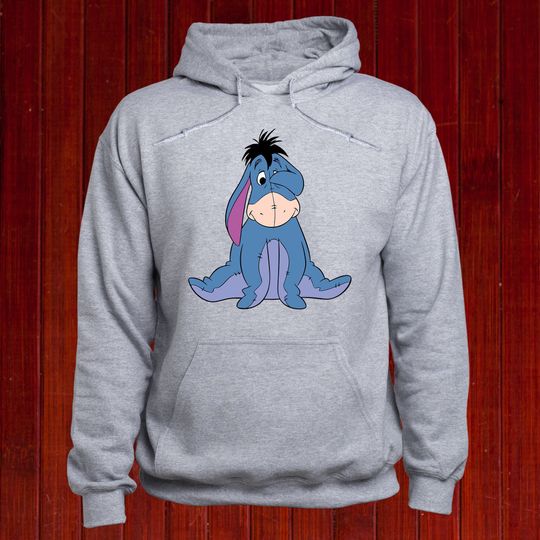 Eeyore Hoodie, Shy Eeyore Hoodie, Disney Eeyore Hoodie; Winnie the Pooh Hoodie