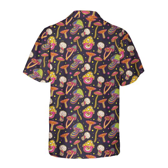 Trippy Mushroom Hawaiian Shirt