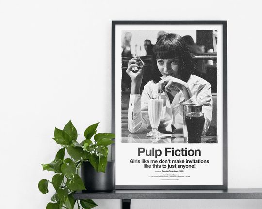 Pulp Fiction 1994 | Vintage Inspired Movie Poster