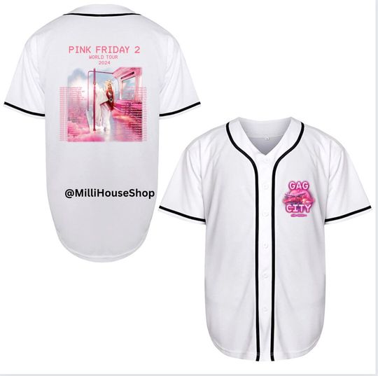 Pink City 2 Baseball Jersey