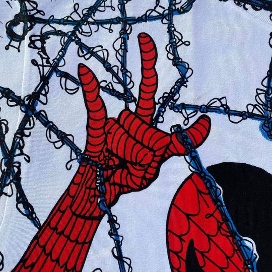 Spiderman Symbiote boot T-shirt