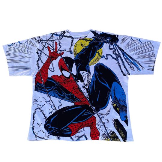Spiderman Symbiote boot T-shirt