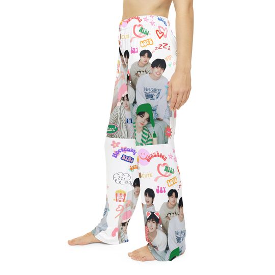 Enhypen inspired  Womens Pajama Pants, kpop pajama pants