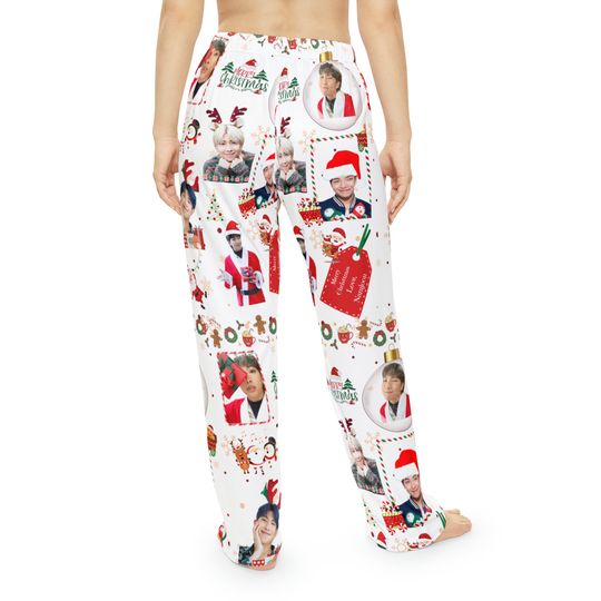 BTS Inspired Namjoon Christmas Women's Pajama Pants