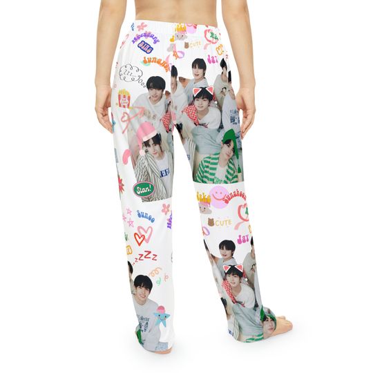 Enhypen inspired  Womens Pajama Pants, kpop pajama pants