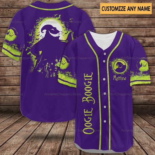 Oogie Boogie Baseball Jersey