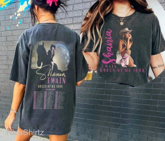Shania Twain Queen Of Me Tour 2023 T-Shirt