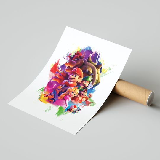 Super Mario Bros Movie - Poster - Print