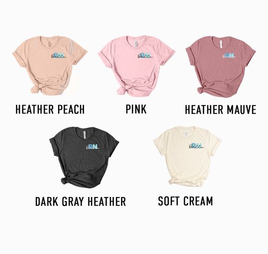 Personalized RN Shirt, Custom Registered Nurse Name Shirt