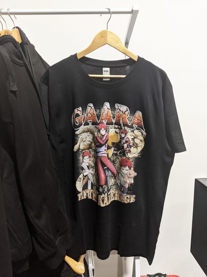 Gaara Fifth Kazekage Anime Vintage Style T-Shirt!