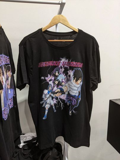 Uchiha Sasuke Anime Vintage Style T-Shirt!