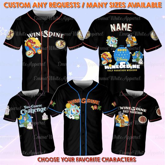 runDisney Wine & Dine Half Marathon Weekend 2025 Jersey