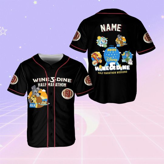 runDisney Wine & Dine Half Marathon Weekend 2025 Jersey