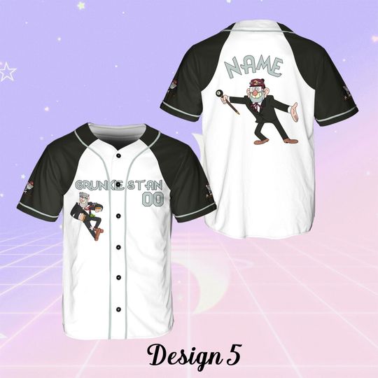 Personalized Name Gravity Falls Jersey, Disney Gravity Falls Characters Jersey, Custom Gravity Falls Baseball Jersey, Disney Team Outfit