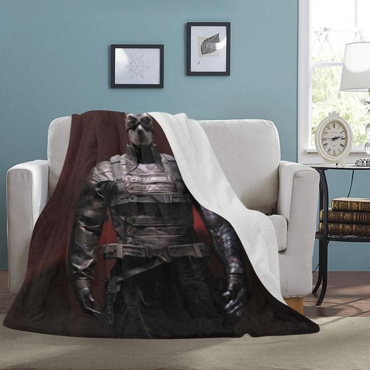 HUGE BEST PRICE Winter Soldier Blanket Fleece Avengers Sebastian Stan Travelling Super Hero Birthday Gifts Anniversary
