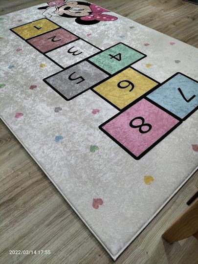 Minnie Mouse Disney Rug, Disney Fan Decor