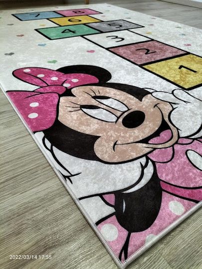 Minnie Mouse Disney Rug, Disney Fan Decor