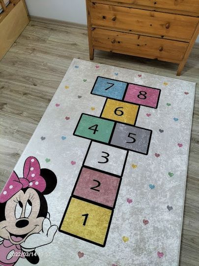 Minnie Mouse Disney Rug, Disney Fan Decor