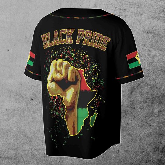 Black Pride Juneteenth Black Power American Baseball Jersey Shirt