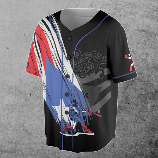 Customize Name Puerto Rico Baseball Jersey