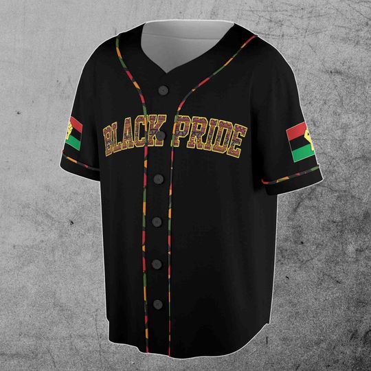 Black Pride Juneteenth Black Power American Baseball Jersey Shirt