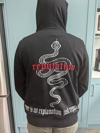 Reputation inspired hoodie