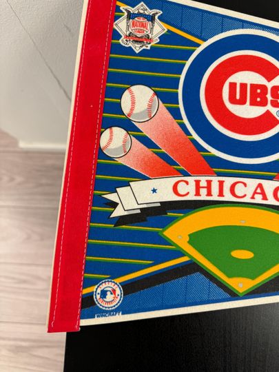 Chicago Cubs Vintage Pennant from 1990s