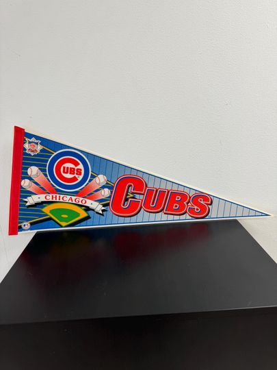 Chicago Cubs Vintage Pennant from 1990s