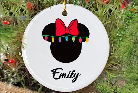 Christmas lights,Disney Ornament, Disneyland keepsake