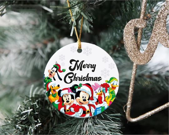 Disney Christmas Ornament, Mouse Ornament, 2022 Disney trip