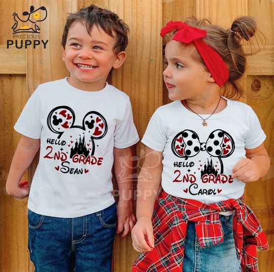 Disneyland Mickey Back To School T Shirt, Custom Vintage Mickey