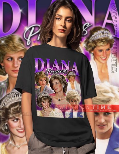 Retro Princess Diana Shirt, Vintage Princess Diana Shirt