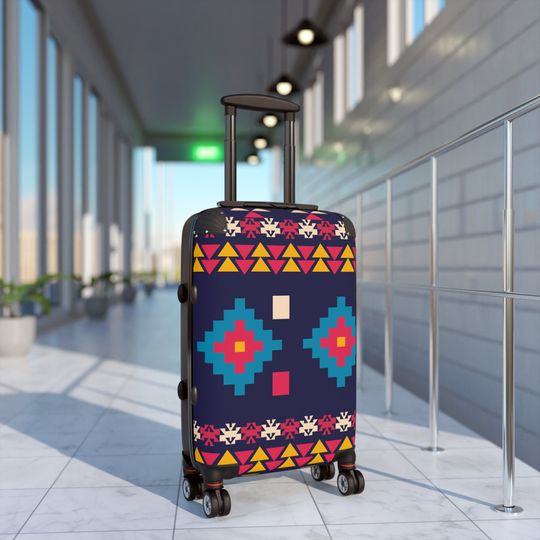 Aztec Suitcase, Aztec Luggage, Travel Bag