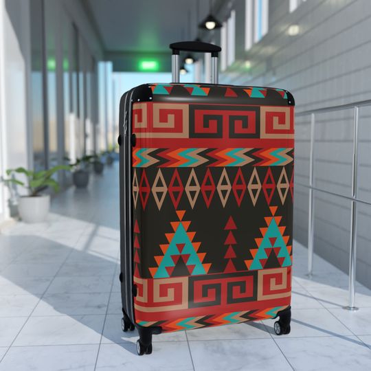 Aztec Suitcase, Aztec Luggage, Travel Bag