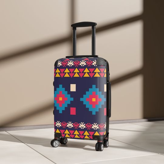 Aztec Suitcase, Aztec Luggage, Travel Bag