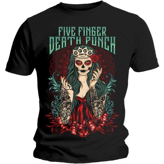 Five Finger Death Punch unisex Lady Muerta T-Shirt