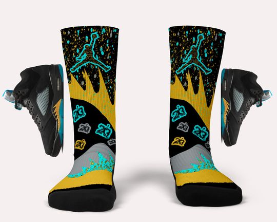Jordan 5 Aqua Socks