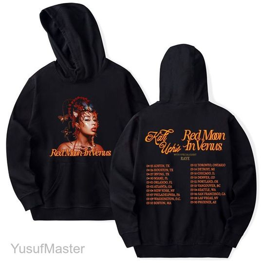 Kali Uchis hoodie, Red Moon in Venus Tour Kali Unchis Hoodie