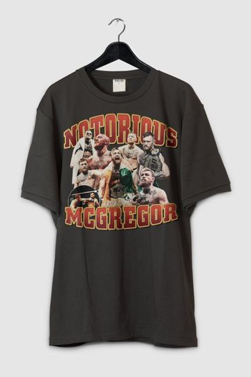 Conor McGregor UFC Fighter T-Shirt - Graphic T-Shirt, Bootleg Vintage T-Shirt