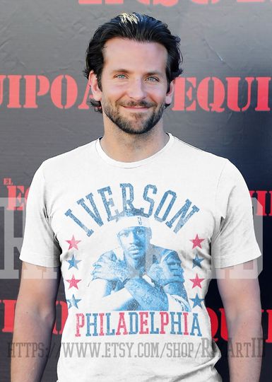 Bradley Cooper Allen Iverson Philadelphia Shirt