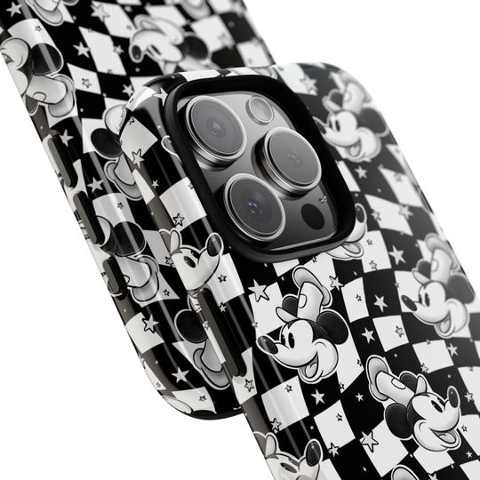 Steamboat Willie Mickey Mouse iPhone Case - Cartoon Character Protective Cover