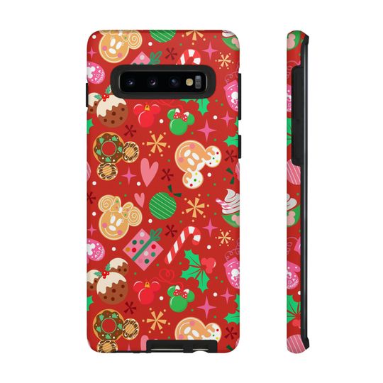 Mickey Christmas Impact Resistant iPhone Case, Disneyland Holiday Phone Case