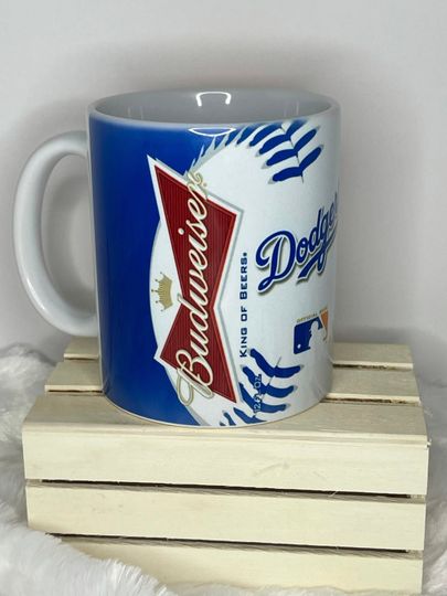 Handmade Dodgers Coffee Mug
