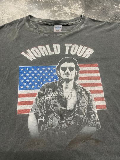 Vintage 90s BRUCE SPRINGSTEEN World Tour 80s Rock n' Roll Folk Rock Shirt