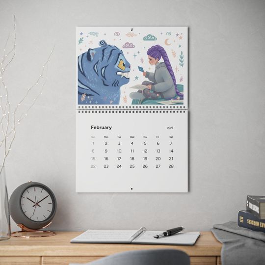 Kpop Demon Hunters Wall Calendar 2026 | Gift for girls