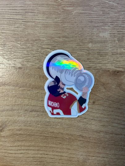Brad Marchand Stanley Cup Sticker Florida Panthers Water Resistant