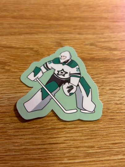 Jake Oettinger Sticker Dallas Stars Water Resistant