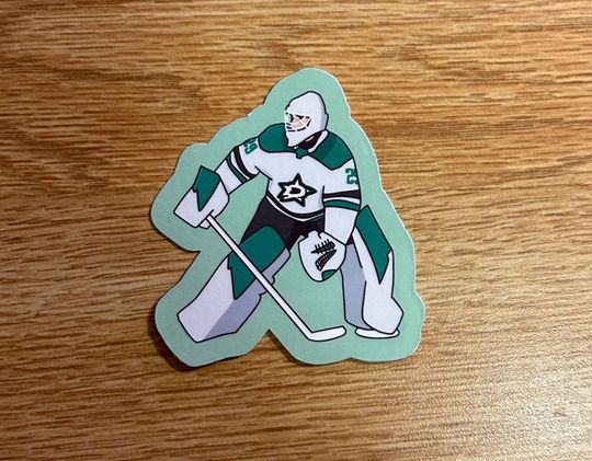 Jake Oettinger Sticker Dallas Stars Water Resistant