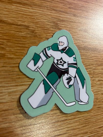 Jake Oettinger Sticker Dallas Stars Water Resistant