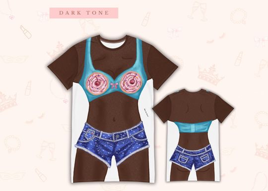 Cupcake Dream T-Shirt Dress | Easy Costume, Fun Loungewear, Unique Gift